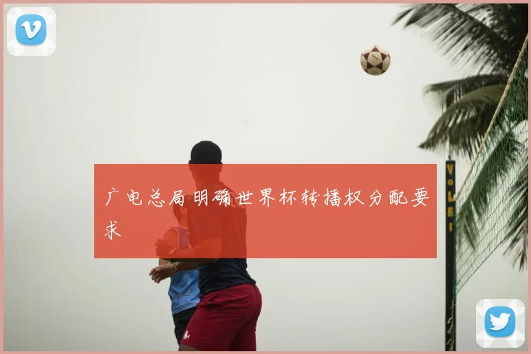 广电总局明确世界杯转播权分配要求