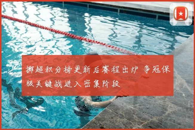 挪超积分榜更新后赛程出炉 争冠保级关键战进入密集阶段